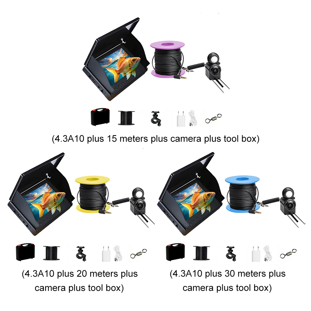 Unterwasser-Angelkamera mit 4, – Fish Finder Portable Bewertung und Preis