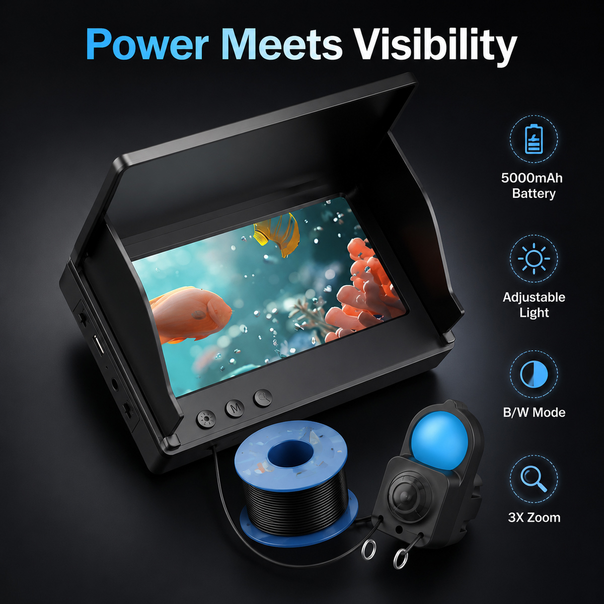 HD Unterwasser-Angelkamera mit – Fish Finder Portable Bewertung und Preis